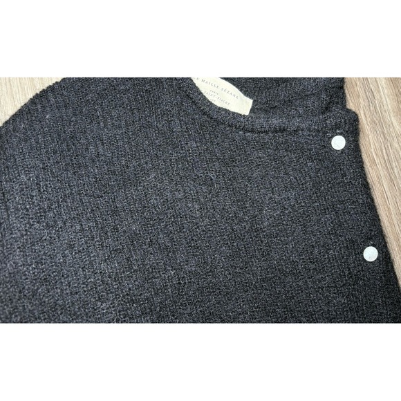 Sezane Black Gaspard Cardigan Sweater - Picture 9 of 10